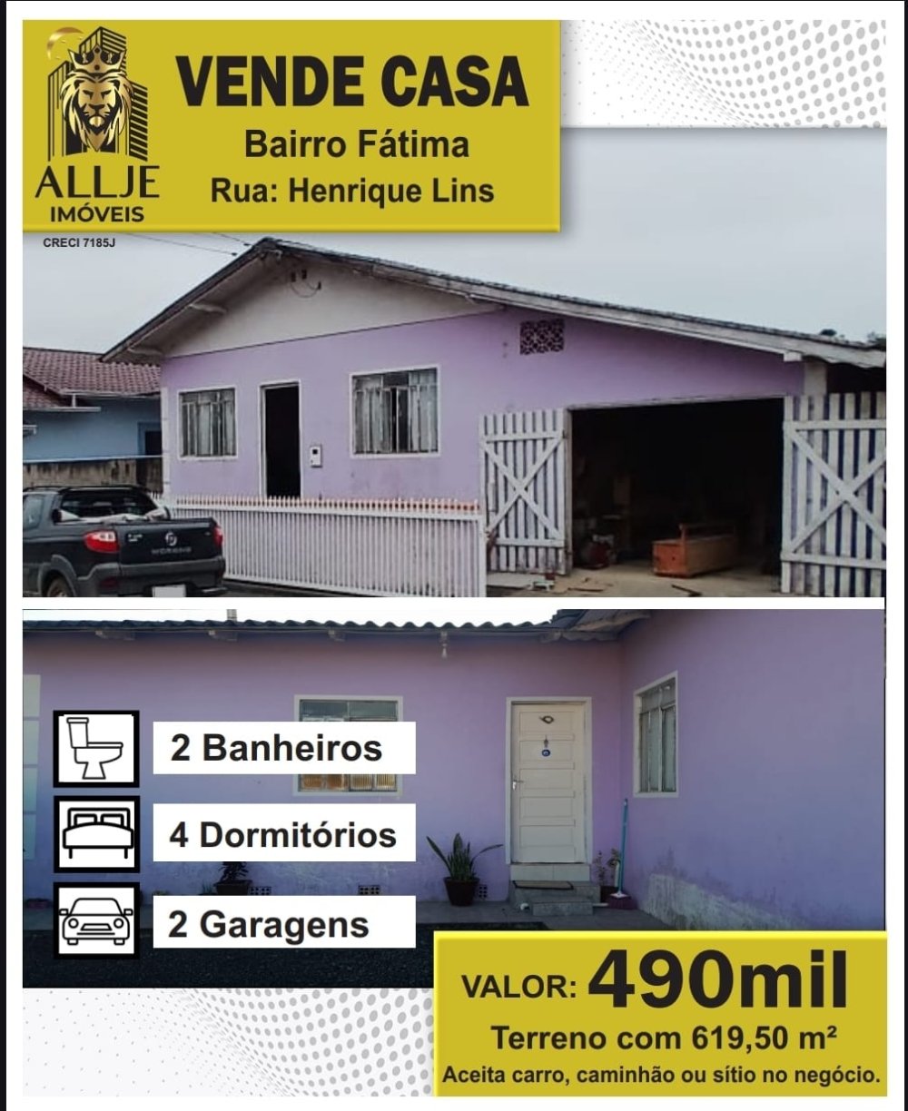 Casa - Venda - Fatima - Otacílio Costa - SC