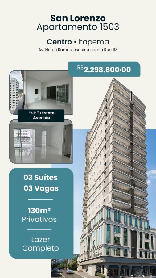 Apartamento Alto Padr�o - Venda - Meia Praia - Itapema - SC